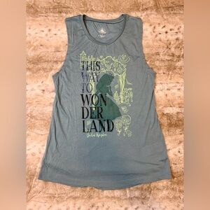 NWT *Discontinued* Disney Parks Alice in Wonderland United Kingdom Tank Size S